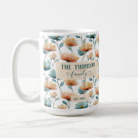 Vintage Watercolor Floral Family Heritage