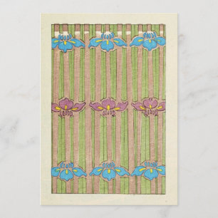 Vintage Watercolor of Flowers Invitation