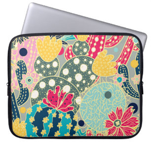 Vintage Watercolor Pumpkin: Autumn Pattern Laptop Sleeve