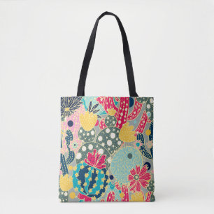 Vintage Watercolor Pumpkin: Autumn Pattern Tote Bag