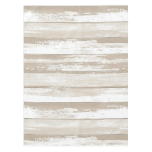 Vintage Watercolor Stripes in Grey Tones Tablecloth