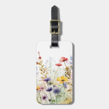 Vintage Watercolor Wildflowers 