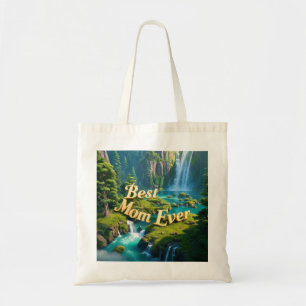 Vintage Waterfall Best Mum Ever  Tote Bag