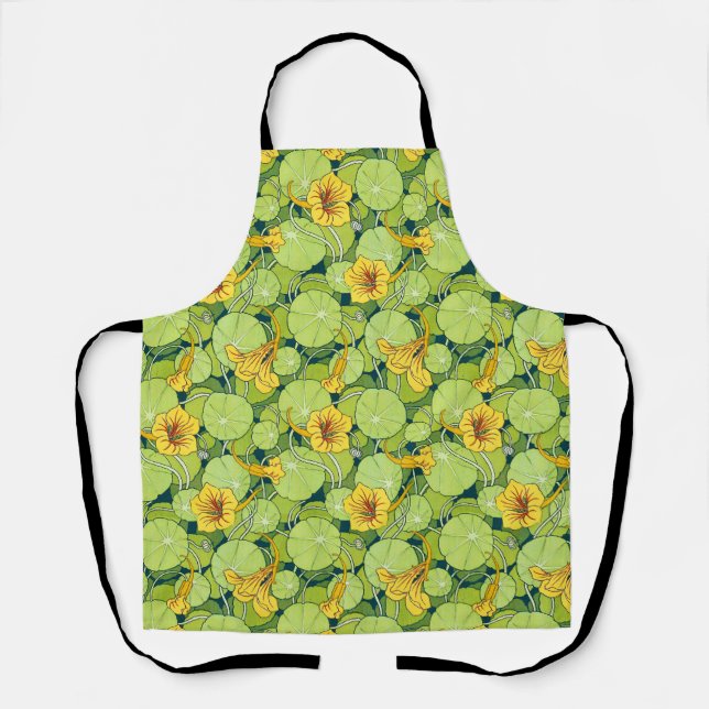 Vintage Waterlilies Apron (Front)