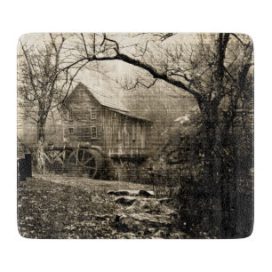 Vintage Waterwheel Cutting Board