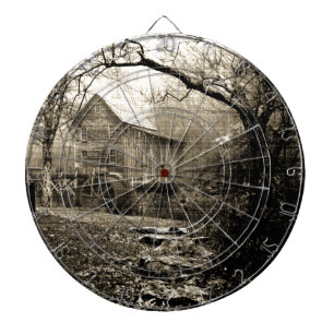 Vintage Waterwheel Dartboard