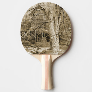 Vintage Waterwheel Ping Pong Paddle