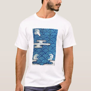 Vintage Wave & Cloud T-Shirt