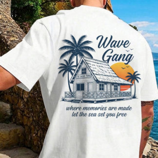 Vintage Wave Gang Cabin Beach Tee | Memories Are M