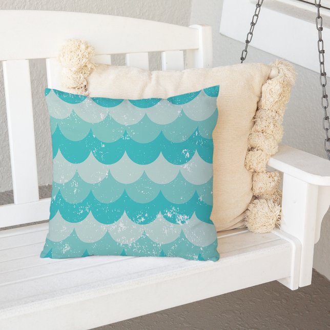 Vintage Waves Cushion (Creator Uploaded)