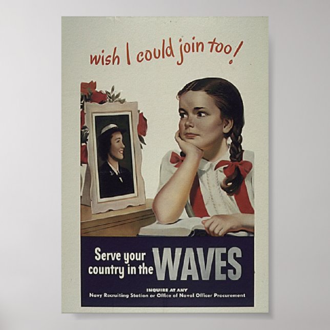 Vintage Waves Poster (Front)