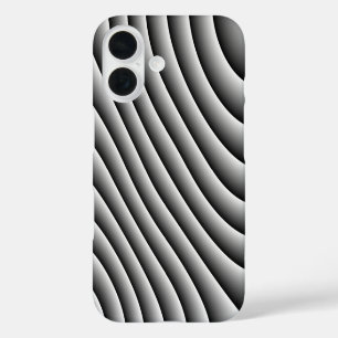 Vintage Wavy Lines iPhone 16 Case