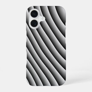 Vintage Wavy Lines iPhone 16 Case