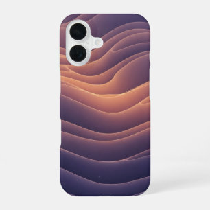 Vintage Wavy Nebula iPhone 16 Case