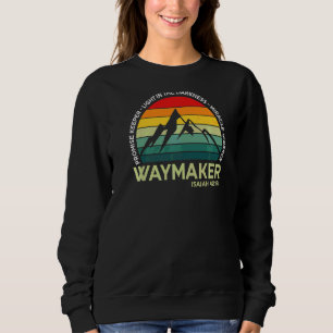 Vintage Waymaker Promise Keeper Miracle Worker Chr Sweatshirt