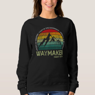 Vintage Waymaker Promise Keeper Miracle Worker Chr Sweatshirt