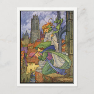 Vintage Weather Sprites by Florence Harrison Postcard