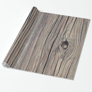 Vintage Weathered Wood Background Old Wooden Board Wrapping Paper