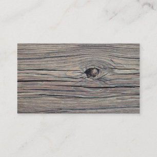 Vintage Weathered Wood Background - Old Wooden Business Card