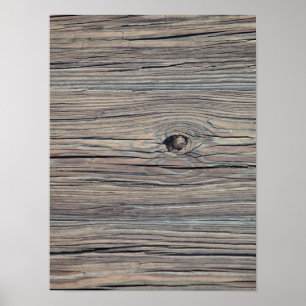 Vintage Weathered Wood Background - Old Wooden Poster