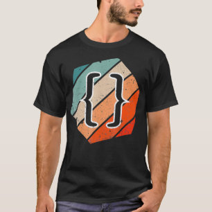 Vintage Web Developer CSS JavaScript and HTML 5 Gi T-Shirt