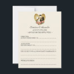 Vintage Wedding Ad Lib Cards Advice 1920's Theme<br><div class="desc">Looking for a fun alternative to your wedding guestbook? Give out these Wedding Ad Lib cards to your guests for them to fill in! Advice for the newly weds... .always remember to... never forget to... the secret for a long and happy marriage is... Expect some profound, sincere and hilarious results!...</div>