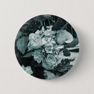 Vintage Wedding Bouquet 6 Cm Round Badge