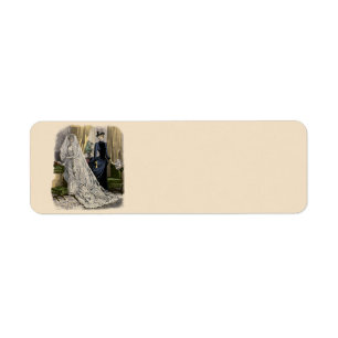 Vintage Wedding Bridal Portrait, Victorian Bride