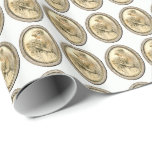 Vintage Wedding & Bridal Shower Wrapping Paper<br><div class="desc">This design is for an elegant bride. It brings vintage appeal to modern wedding themed items. Coordinate this shabby Victorian image on our other classic Bridal Shower / Wedding products.</div>