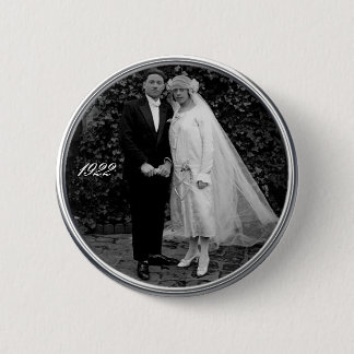 Vintage wedding button