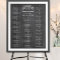 Vintage Wedding Chalkboard Guest Seating Chart