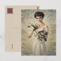 Vintage Wedding Dress Pretty Girly Floral Photo