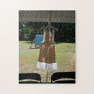 vintage wedding dress puzzle