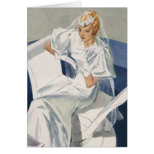 Vintage Wedding, Elegant Art Deco Bride