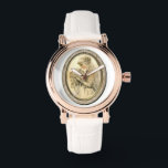 Vintage Wedding Elegant Victorian Bride Gift White Watch<br><div class="desc">This design is for an elegant bride. It brings vintage appeal to modern wedding themed items. Coordinate this shabby Victorian image on our other classic Bridal Shower / Wedding products.</div>