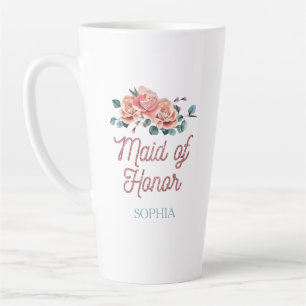 Vintage Wedding Flowers Maid of Honour Coffee Mug