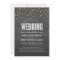 VINTAGE WEDDING gold glitter confetti chalkboard