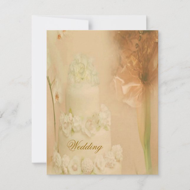 Vintage Wedding Invitation (Front)