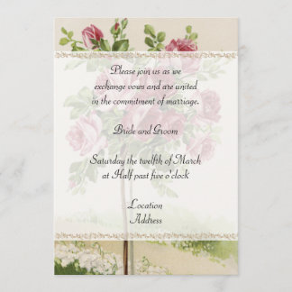 Vintage Wedding Invitation