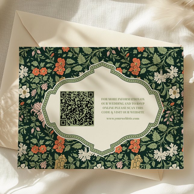 Vintage Wedding Invitation William Morris (Creator Uploaded)