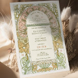 Vintage Wedding Invitations Art Nouveau by Mucha<br><div class="desc">Art Nouveau Vintage wedding invitations by Alphonse Mucha in a floral, romantic, and whimsical design. Victorian flourishes complement classic art deco fonts. Please enter your custom information, and you're done. If you wish to change the design further, simply click the blue "Customise It" button. Thank you so much for considering...</div>