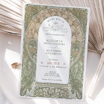 Vintage Wedding Invitations Art Nouveau by Mucha<br><div class="desc">Art Nouveau Vintage wedding invitations by Alphonse Mucha in a floral, romantic, and whimsical design. Victorian flourishes complement classic art deco fonts. Please enter your custom information, and you're done. If you wish to change the design further, simply click the blue "Customise It" button. Thank you so much for considering...</div>