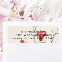 Vintage Wedding, Japanese Pink Magnolia Tree