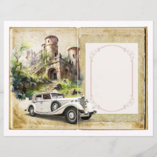 Vintage Wedding Junk Journal Scrapbook Page 13 &14