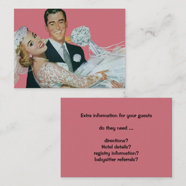 Vintage Wedding Newlyweds, Groom Carrying Bride Business Card (Front/Back)