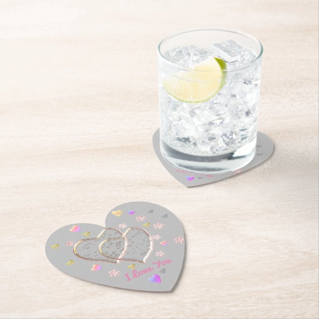 Vintage Wedding Paper Coaster (Insitu)