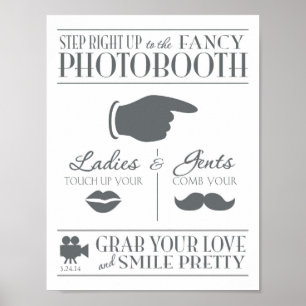 Vintage Wedding Photo Booth Sign