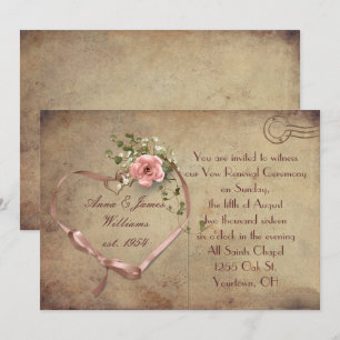 Vintage Wedding Postcard