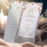 Vintage Wedding Program Art Nouveau by Mucha Programme<br><div class="desc">Introducing the editable Vintage Wedding Program by Alphonse Mucha, now available on Zazzle! This elegant program is the perfect way to guide your guests through your special day. The Vintage Wedding Program features a beautiful Art Nouveau design by the legendary Alphonse Mucha. The design's soft colours and intricate details are...</div>