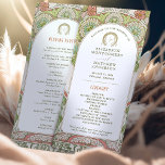Vintage Wedding Program Art Nouveau by Mucha Programme<br><div class="desc">Introducing the editable Vintage Wedding Program by Alphonse Mucha, now available on Zazzle! This elegant program is the perfect way to guide your guests through your special day. The Vintage Wedding Program features a beautiful Art Nouveau design by the legendary Alphonse Mucha. The design's soft colours and intricate details are...</div>